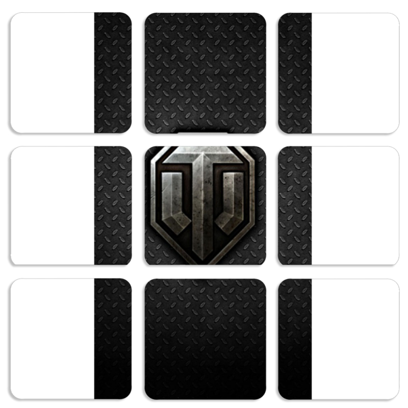 Магнитные фотопазлы 50 на 50 набор 9 штук 