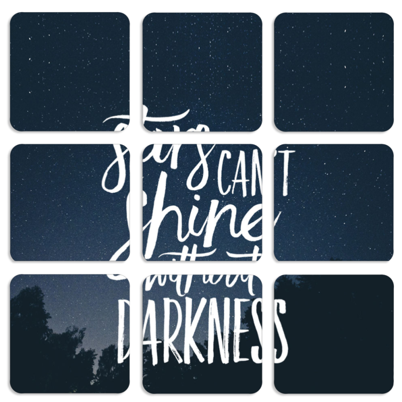 Магнитные фотопазлы 50 на 50 набор 9 штук 