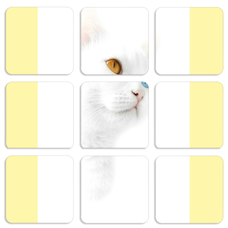 Магнитные фотопазлы 50 на 50 набор 9 штук 