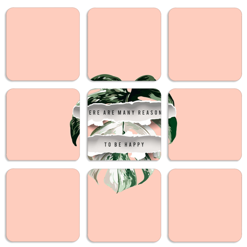 Магнитные фотопазлы 50 на 50 набор 9 штук 