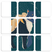 Магнитные фотопазлы 50 на 50 набор 9 штук Fantasy Print