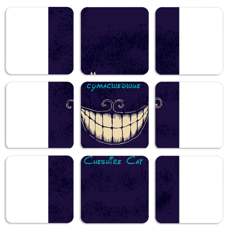Магнитные фотопазлы 50 на 50 набор 9 штук Cheshire Cat