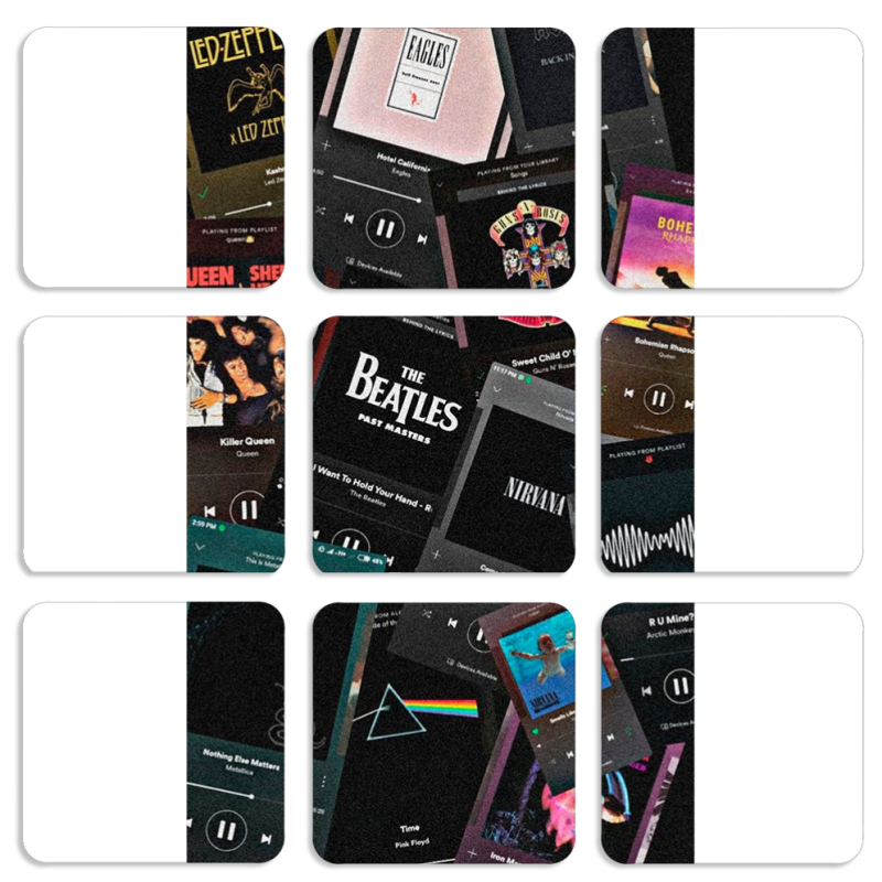 Магнитные фотопазлы 50 на 50 набор 9 штук 