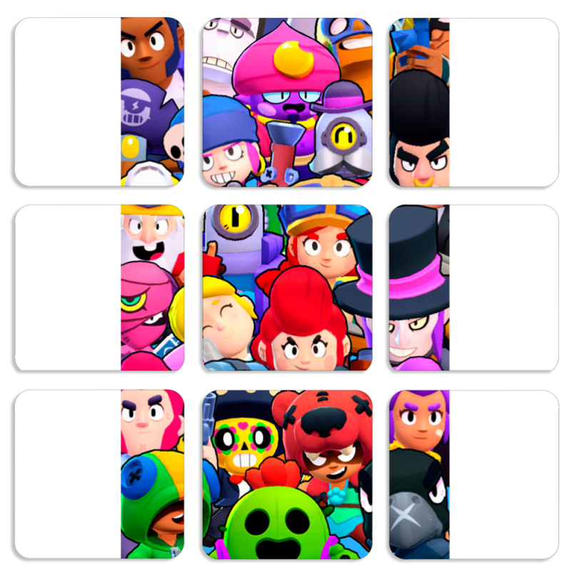 Магнитные фотопазлы 50 на 50 набор 9 штук 