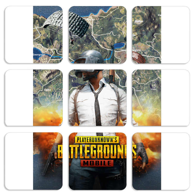 Магнитные фотопазлы 50 на 50 набор 9 штук 