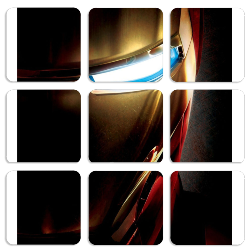 Магнитные фотопазлы 50 на 50 набор 9 штук 