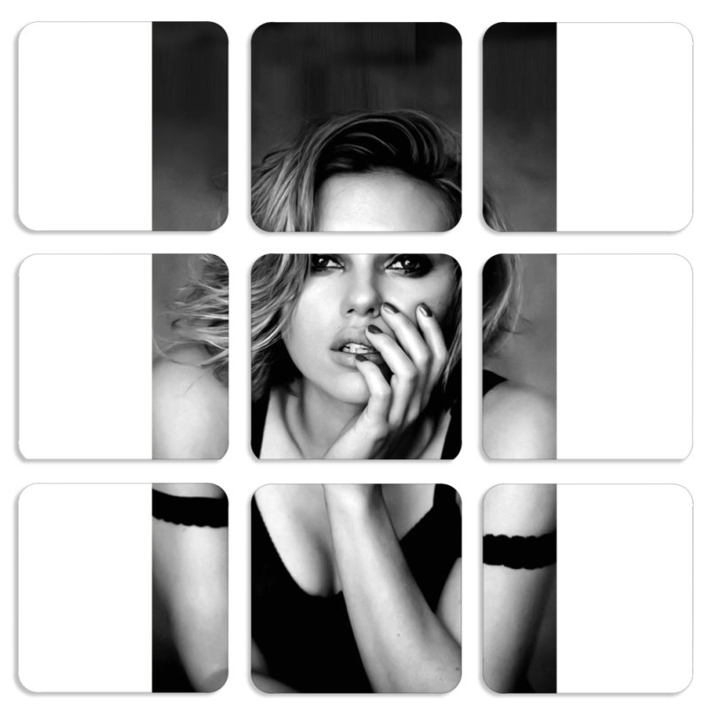 Магнитные фотопазлы 50 на 50 набор 9 штук 
