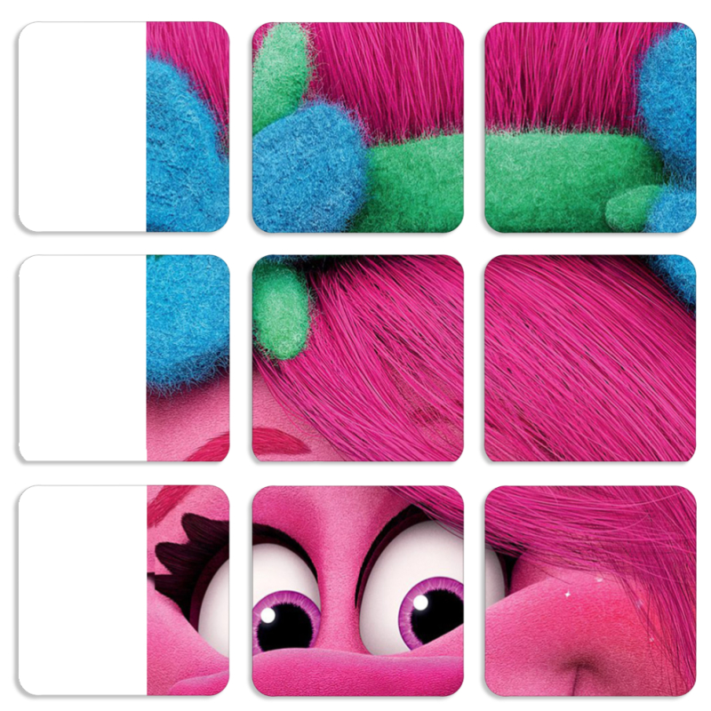 Магнитные фотопазлы 50 на 50 набор 9 штук Queen Poppy