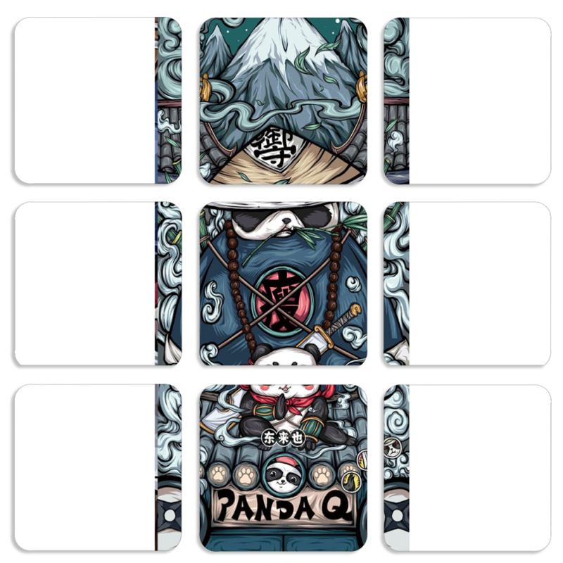 Магнитные фотопазлы 50 на 50 набор 9 штук Panda Q