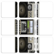 Магнитные фотопазлы 50 на 50 набор 9 штук Old Boombox