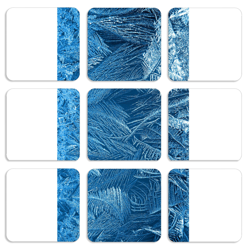 Магнитные фотопазлы 50 на 50 набор 9 штук 