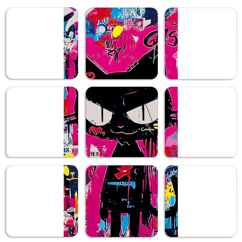 Магнитные фотопазлы 50 на 50 набор 9 штук 