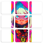 Магнитные фотопазлы 50 на 50 набор 9 штук 