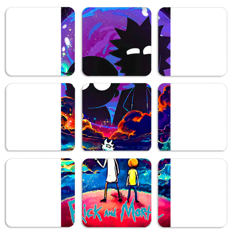 Магнитные фотопазлы 50 на 50 набор 9 штук 