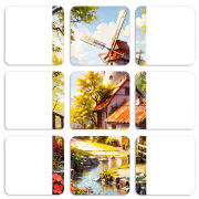 Магнитные фотопазлы 50 на 50 набор 9 штук 