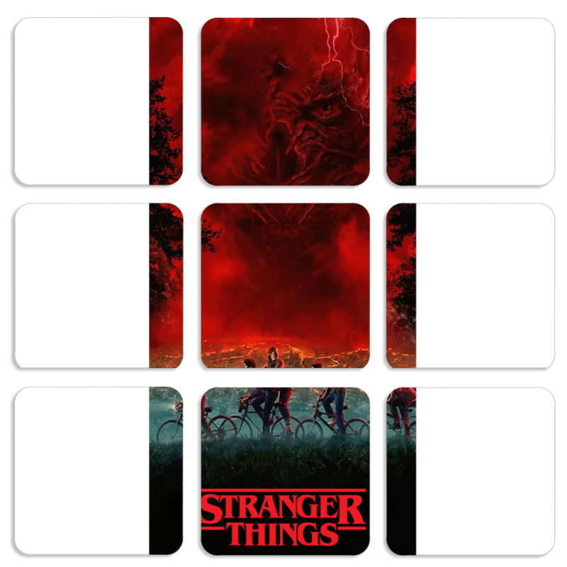 Магнитные фотопазлы 50 на 50 набор 9 штук 