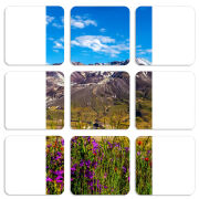 Магнитные фотопазлы 50 на 50 набор 9 штук 