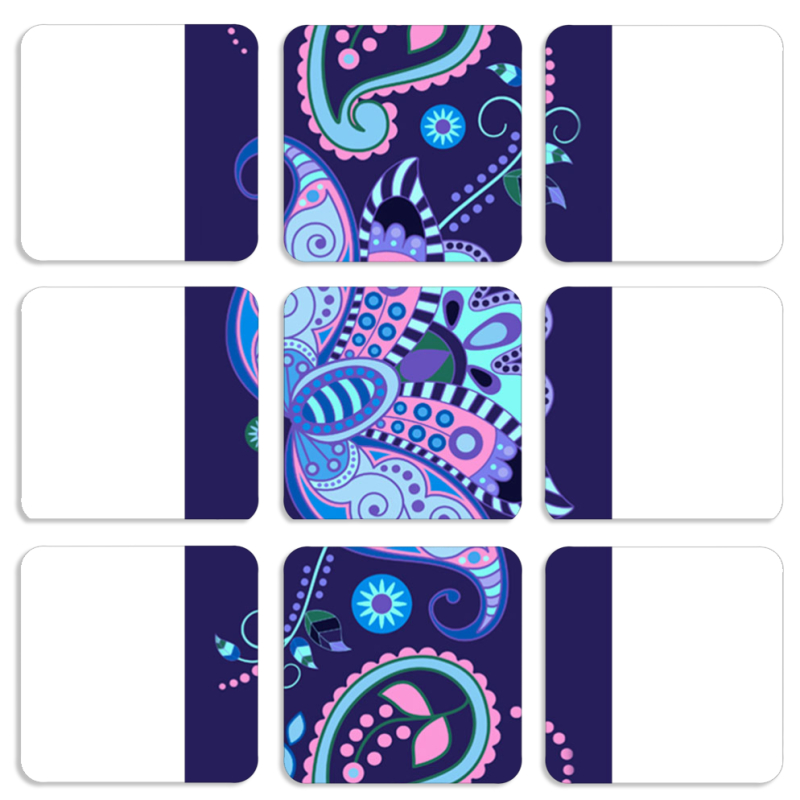 Магнитные фотопазлы 50 на 50 набор 9 штук 