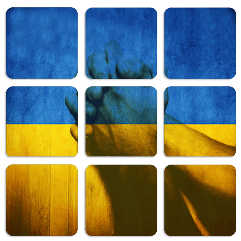 Магнитные фотопазлы 50 на 50 набор 9 штук Handshake