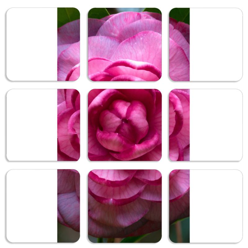 Магнитные фотопазлы 50 на 50 набор 9 штук 