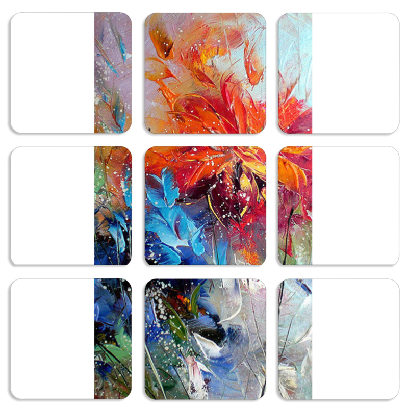 Магнитные фотопазлы 50 на 50 набор 9 штук 