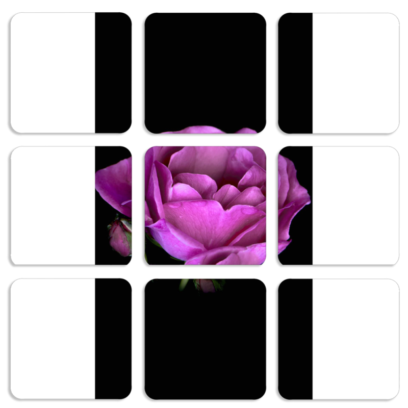 Магнитные фотопазлы 50 на 50 набор 9 штук 