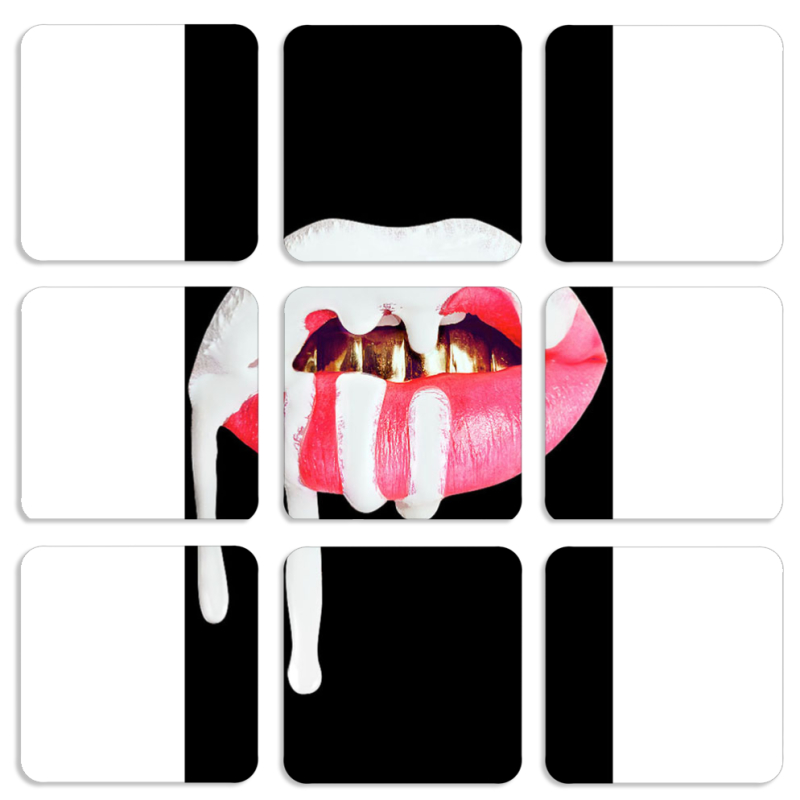 Магнитные фотопазлы 50 на 50 набор 9 штук 