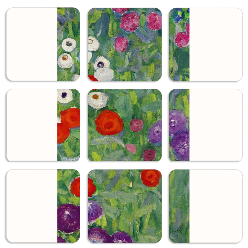 Магнитные фотопазлы 50 на 50 набор 9 штук 