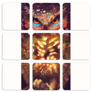 Магнитные фотопазлы 50 на 50 набор 9 штук 