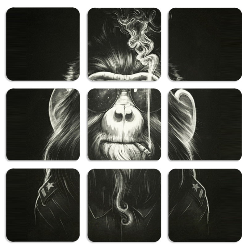 Магнитные фотопазлы 50 на 50 набор 9 штук Smokey Monkey