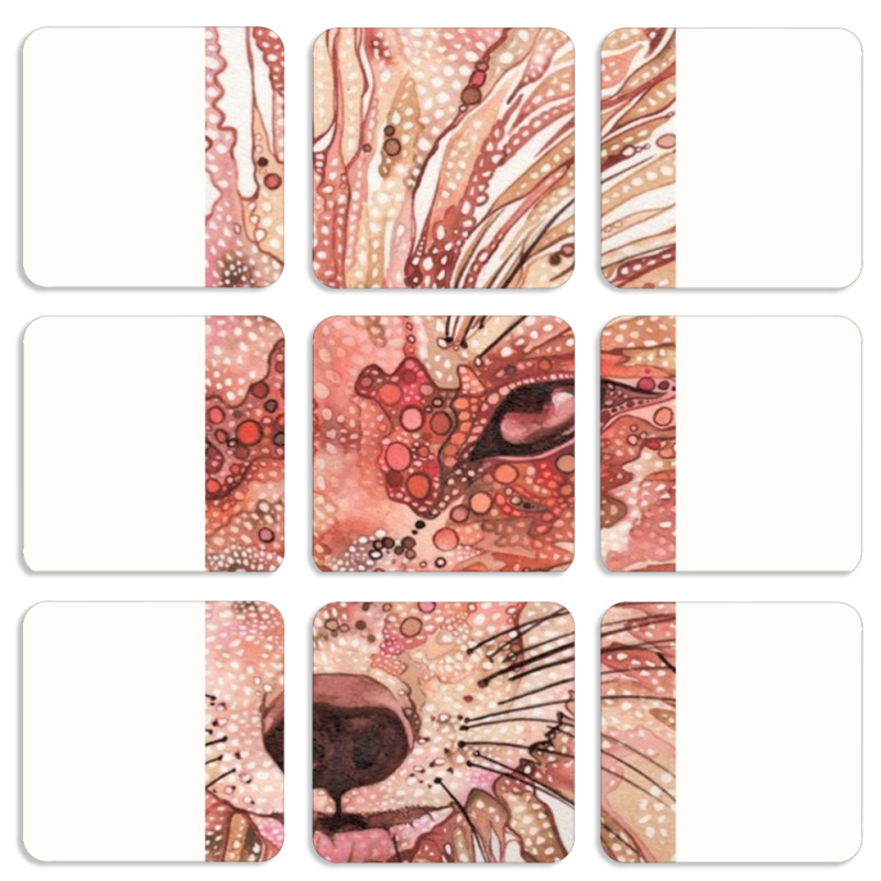 Магнитные фотопазлы 50 на 50 набор 9 штук 