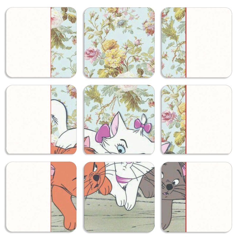 Магнитные фотопазлы 50 на 50 набор 9 штук 