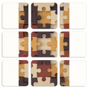 Магнитные фотопазлы 50 на 50 набор 9 штук 