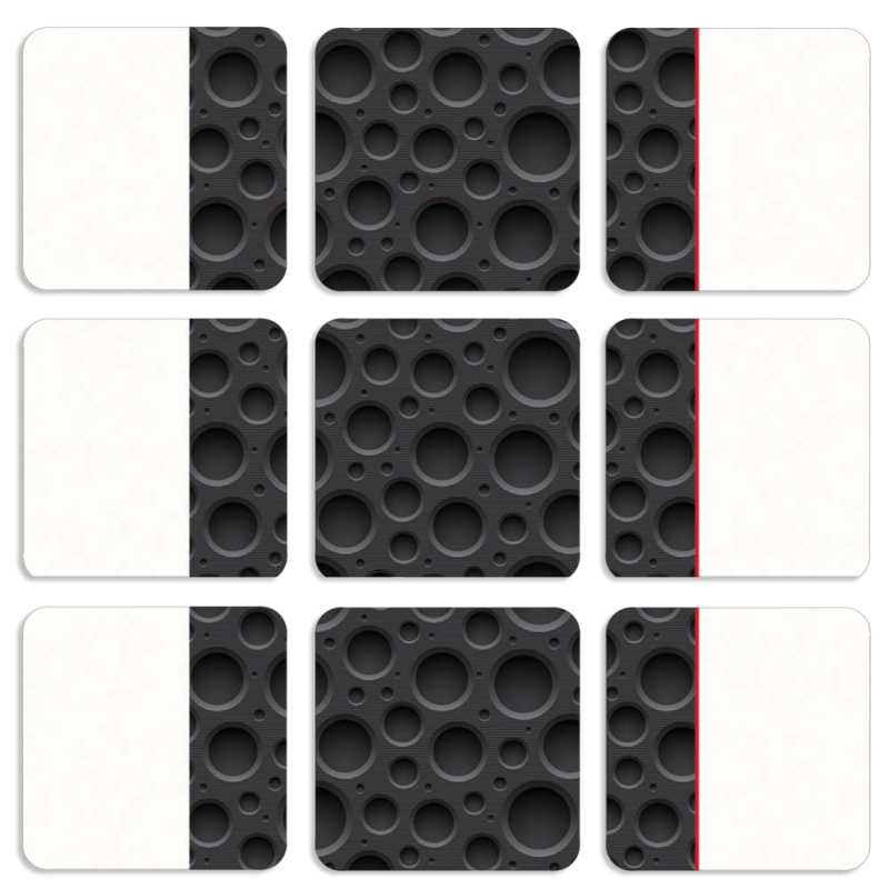 Магнитные фотопазлы 50 на 50 набор 9 штук 