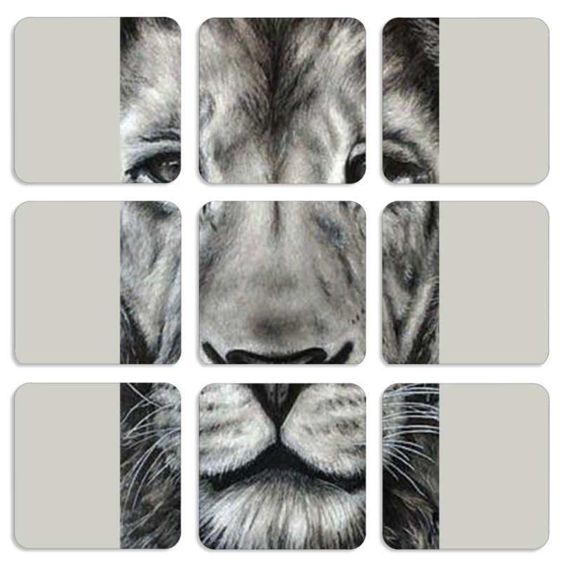 Магнитные фотопазлы 50 на 50 набор 9 штук 