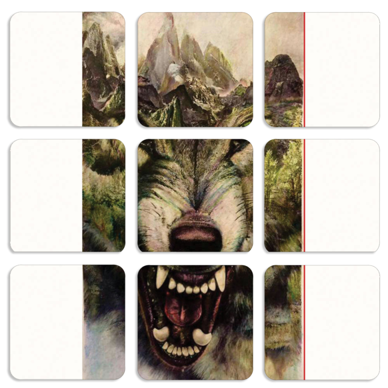 Магнитные фотопазлы 50 на 50 набор 9 штук 