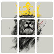 Магнитные фотопазлы 50 на 50 набор 9 штук 