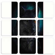 Магнитные фотопазлы 50 на 50 набор 9 штук 