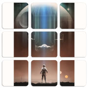 Магнитные фотопазлы 50 на 50 набор 9 штук 