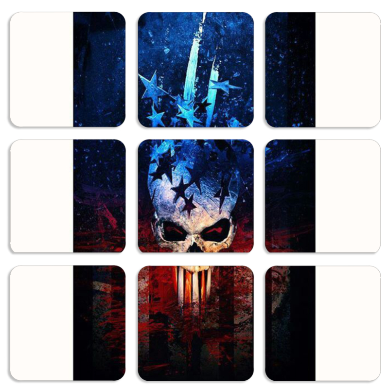 Магнитные фотопазлы 50 на 50 набор 9 штук 