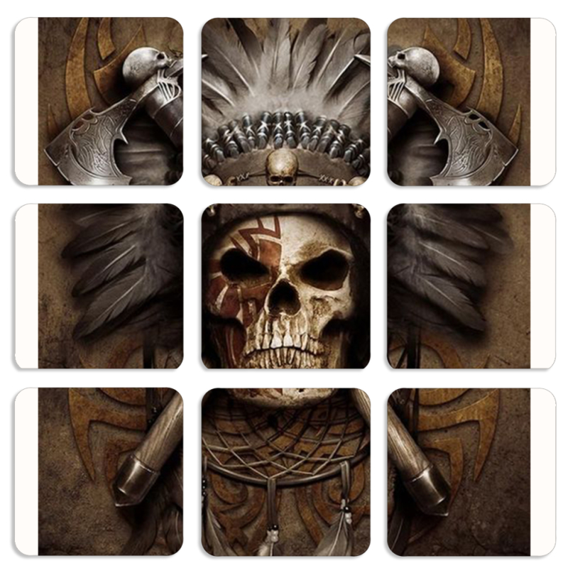 Магнитные фотопазлы 50 на 50 набор 9 штук 