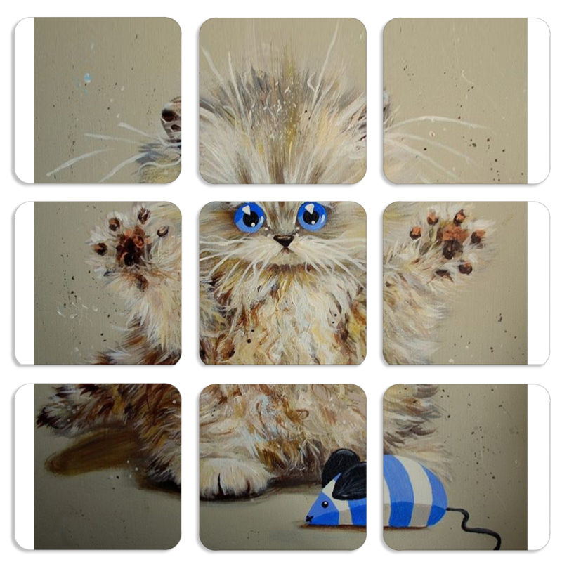 Магнитные фотопазлы 50 на 50 набор 9 штук 