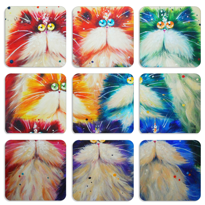 Магнитные фотопазлы 50 на 50 набор 9 штук 