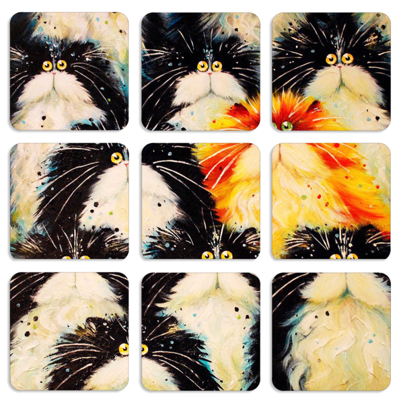 Магнитные фотопазлы 50 на 50 набор 9 штук 