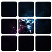 Магнитные фотопазлы 50 на 50 набор 9 штук 