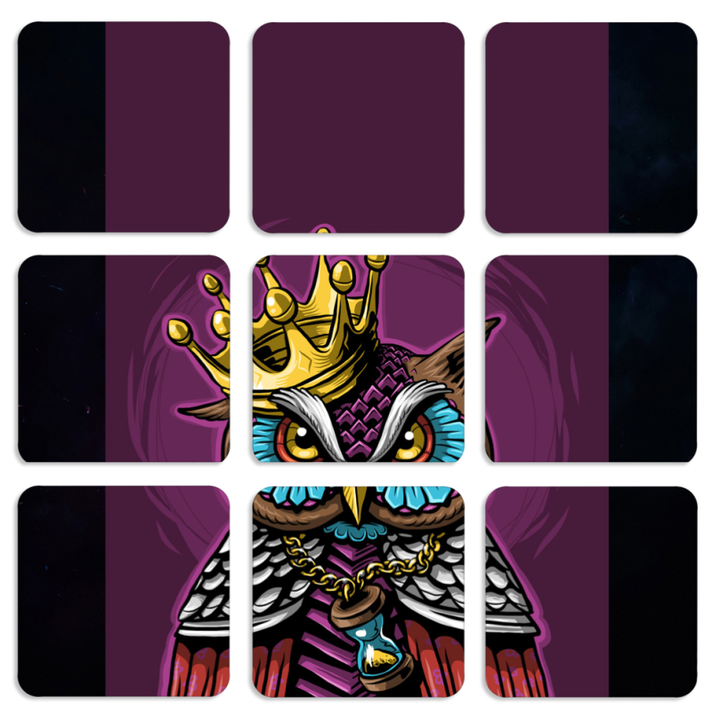 Магнитные фотопазлы 50 на 50 набор 9 штук 