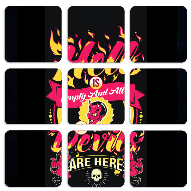 Магнитные фотопазлы 50 на 50 набор 9 штук 