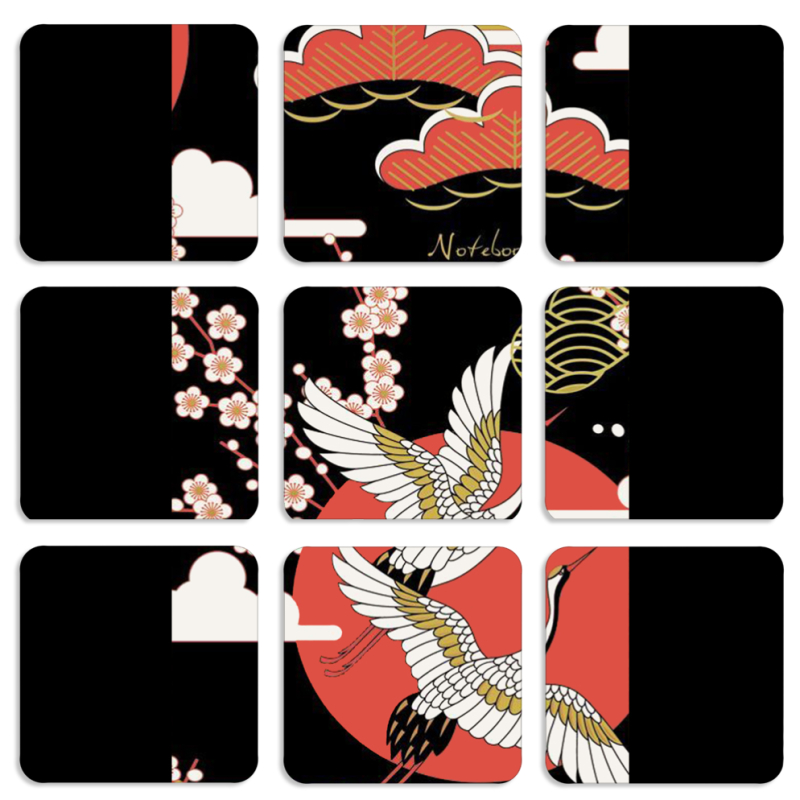 Магнитные фотопазлы 50 на 50 набор 9 штук 