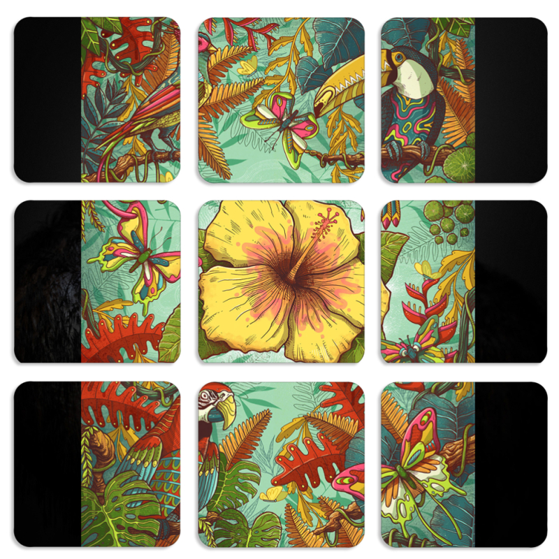 Магнитные фотопазлы 50 на 50 набор 9 штук 