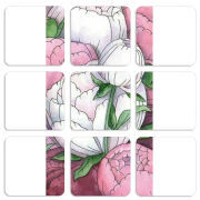 Магнитные фотопазлы 50 на 50 набор 9 штук 